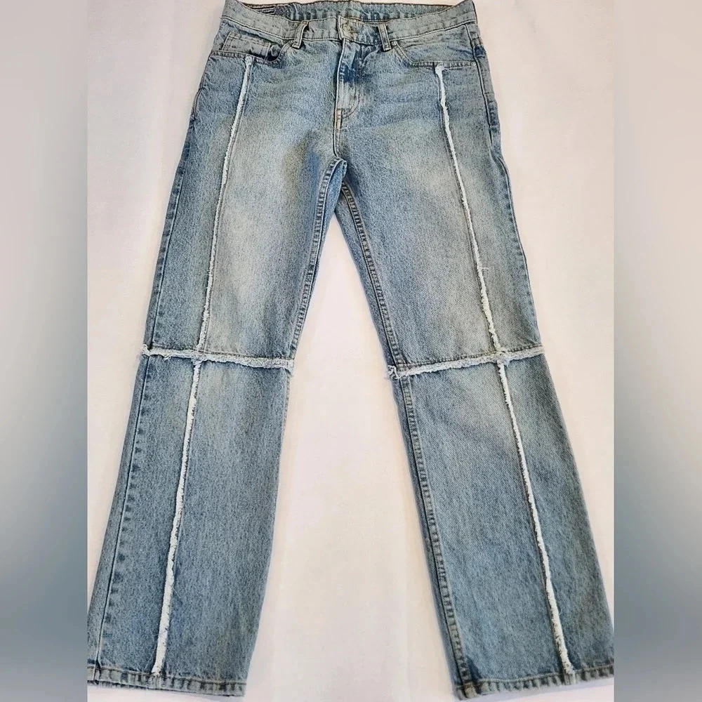 || REVICE DENIM || The Graduate Hustler, light rinse, raw seams, bootcut